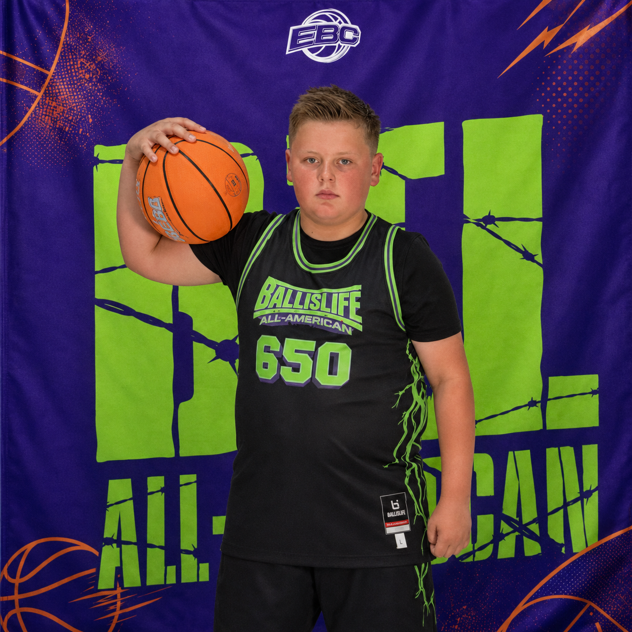 Jackson at the Ballislife EBC All-American basketball camp