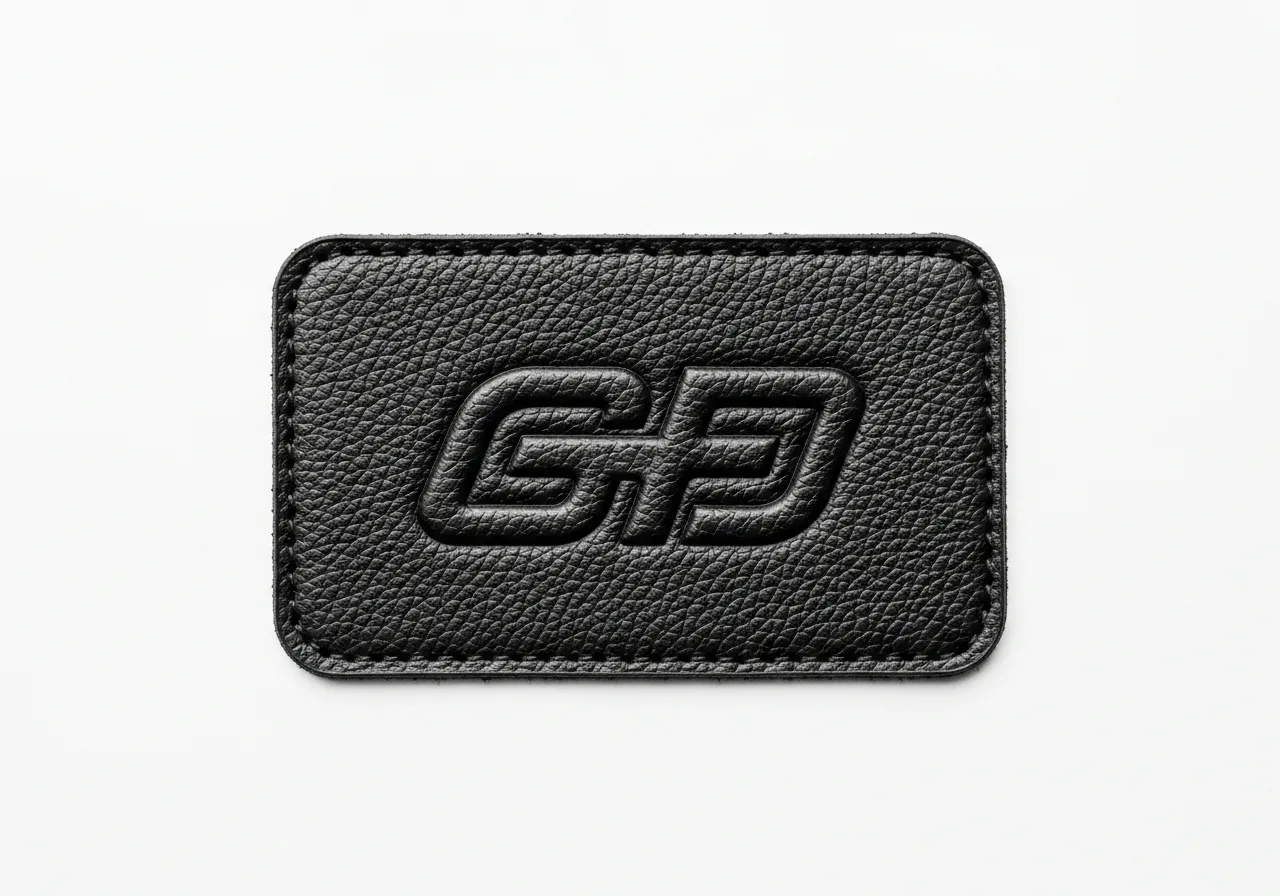 Faux Leather patch example