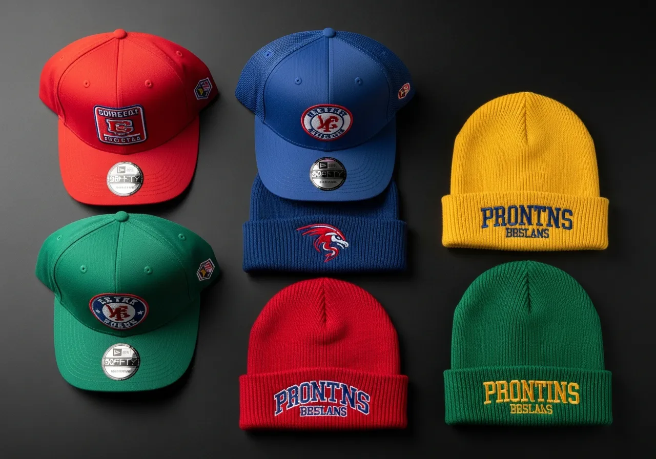 Custom Team Hats example