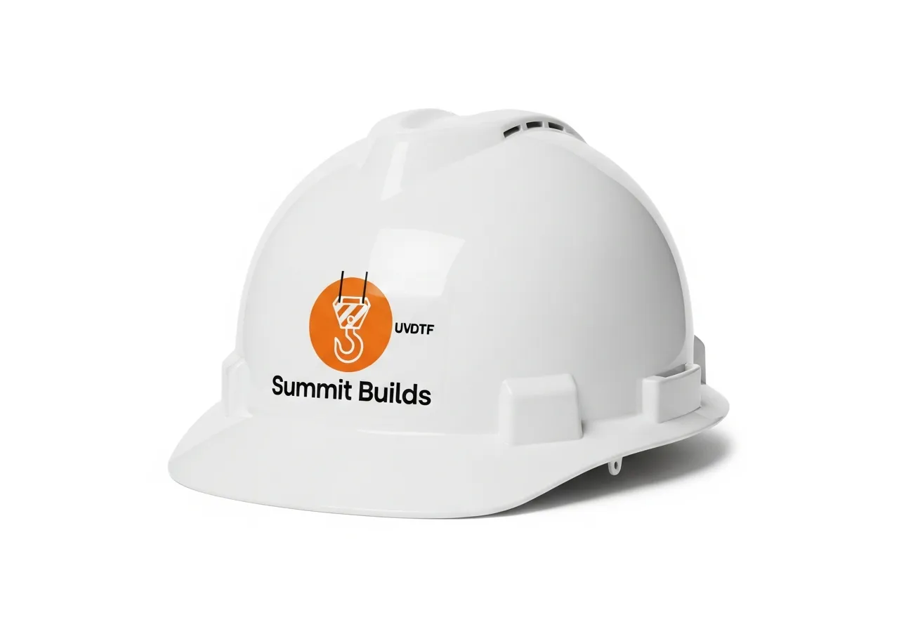 Hard Hats & Safety Gear UV DTF PermaSticker