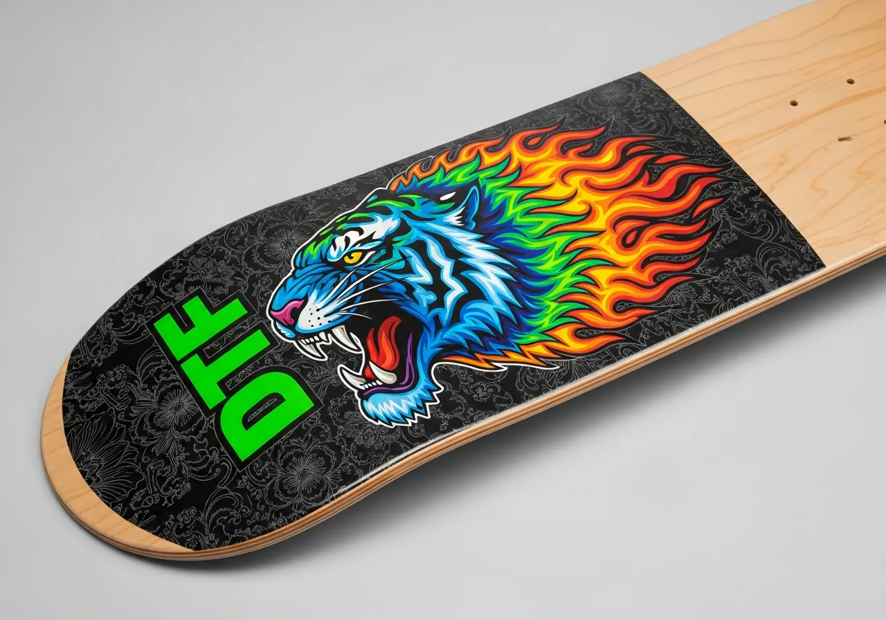 Boards & Sporting Goods UV DTF PermaSticker example